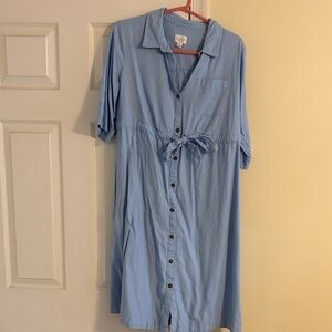 Universal Thread Sky Blue Midi Dress